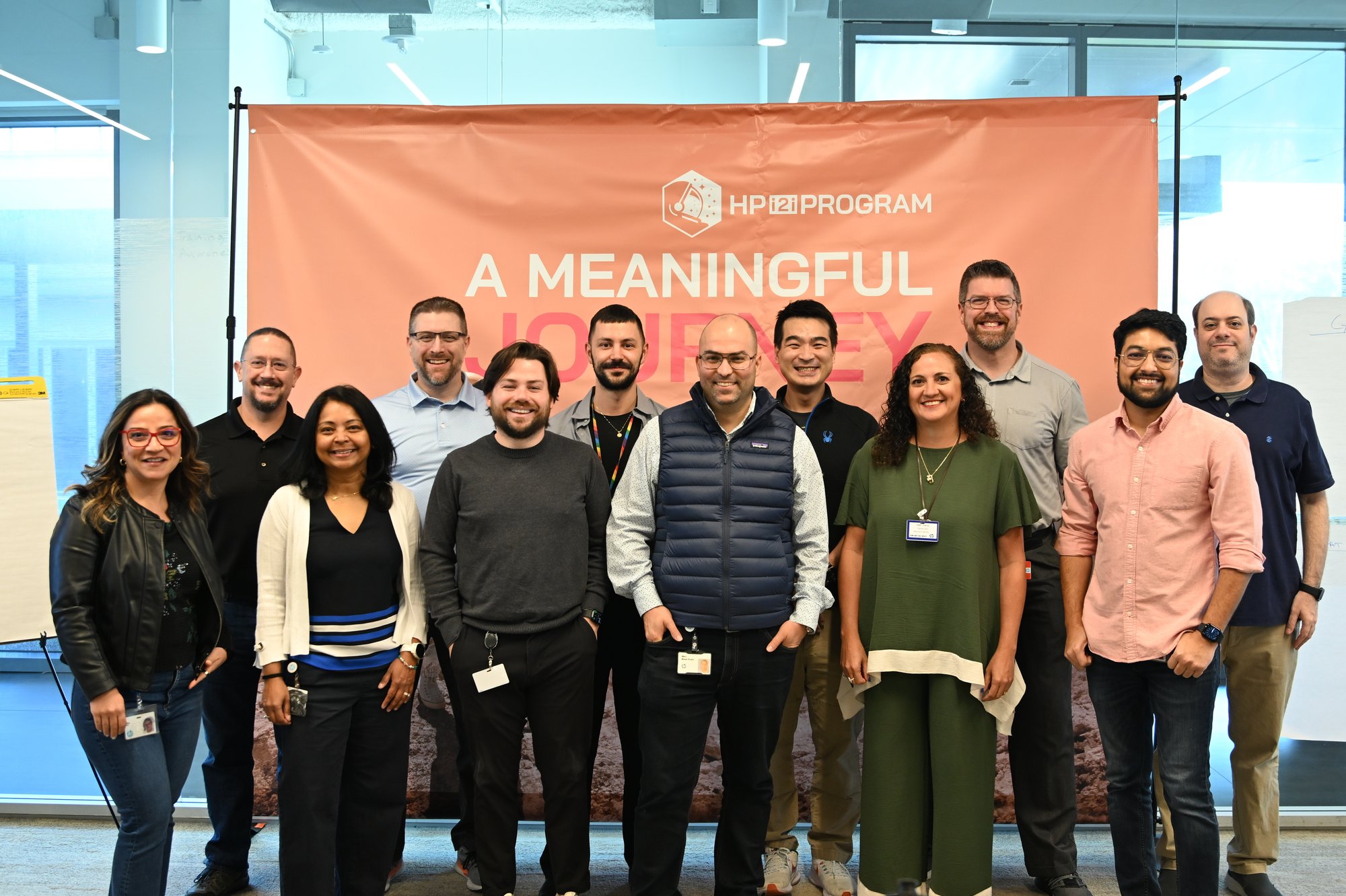 Team picture from a HP workshop